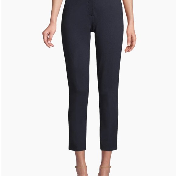 Max Mara Ultramarine Navy Pegno Knit Cropped Ankle Trousers US 8 - Picture 3 of 9